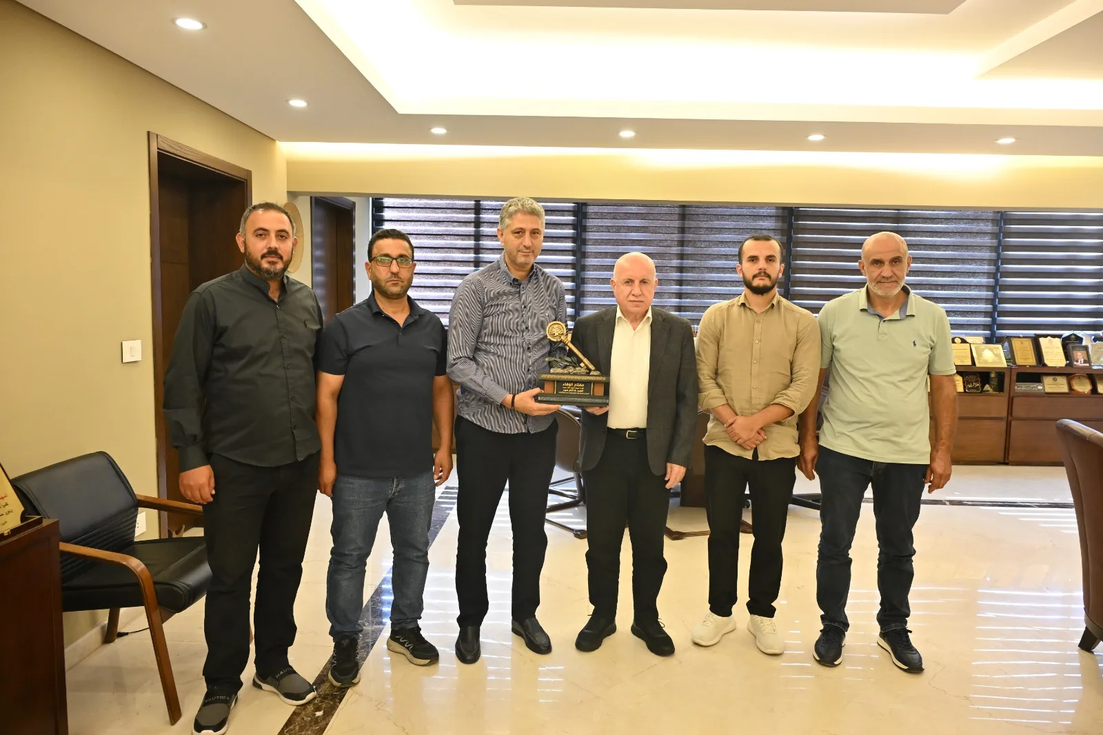 استقبل رئيس مجلس الجنوب وفوداً بلدية جنوبية