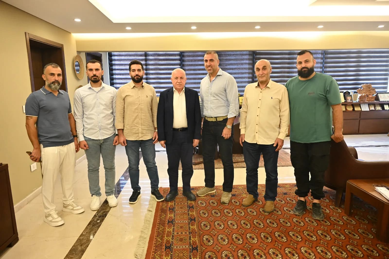 The Chairman of the Council of the South follows up on the conditions of southern villages and receives municipal delegations.